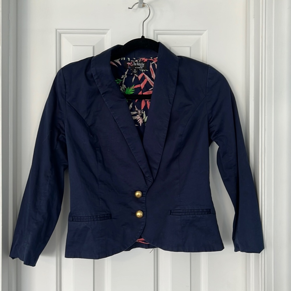 Navy blue blazer